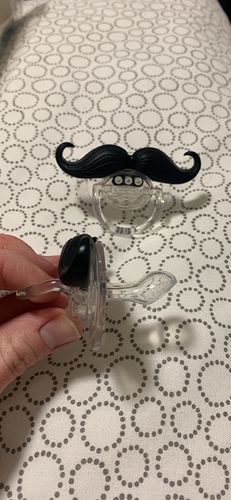 Mustache Pacifier for Newborns Boys and Girls photo review