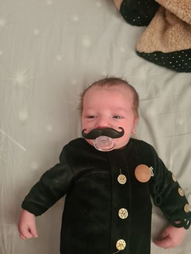 Mustache Pacifier for Newborns Boys and Girls photo review