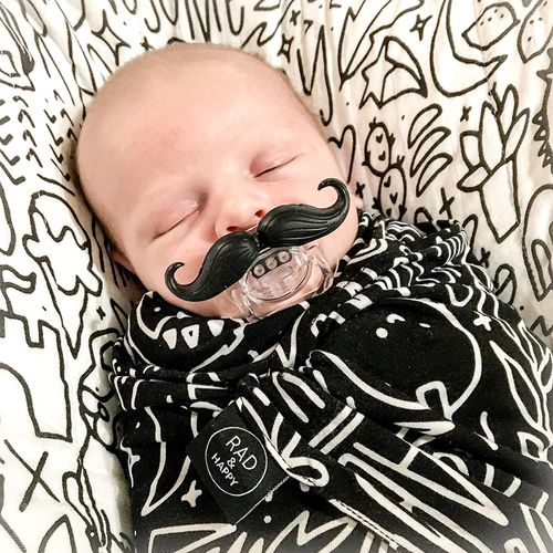 Mustache Pacifier for Newborns Boys and Girls photo review