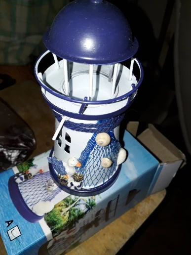 Oceanica Led Lighthouse Lantern Nightlight photo review