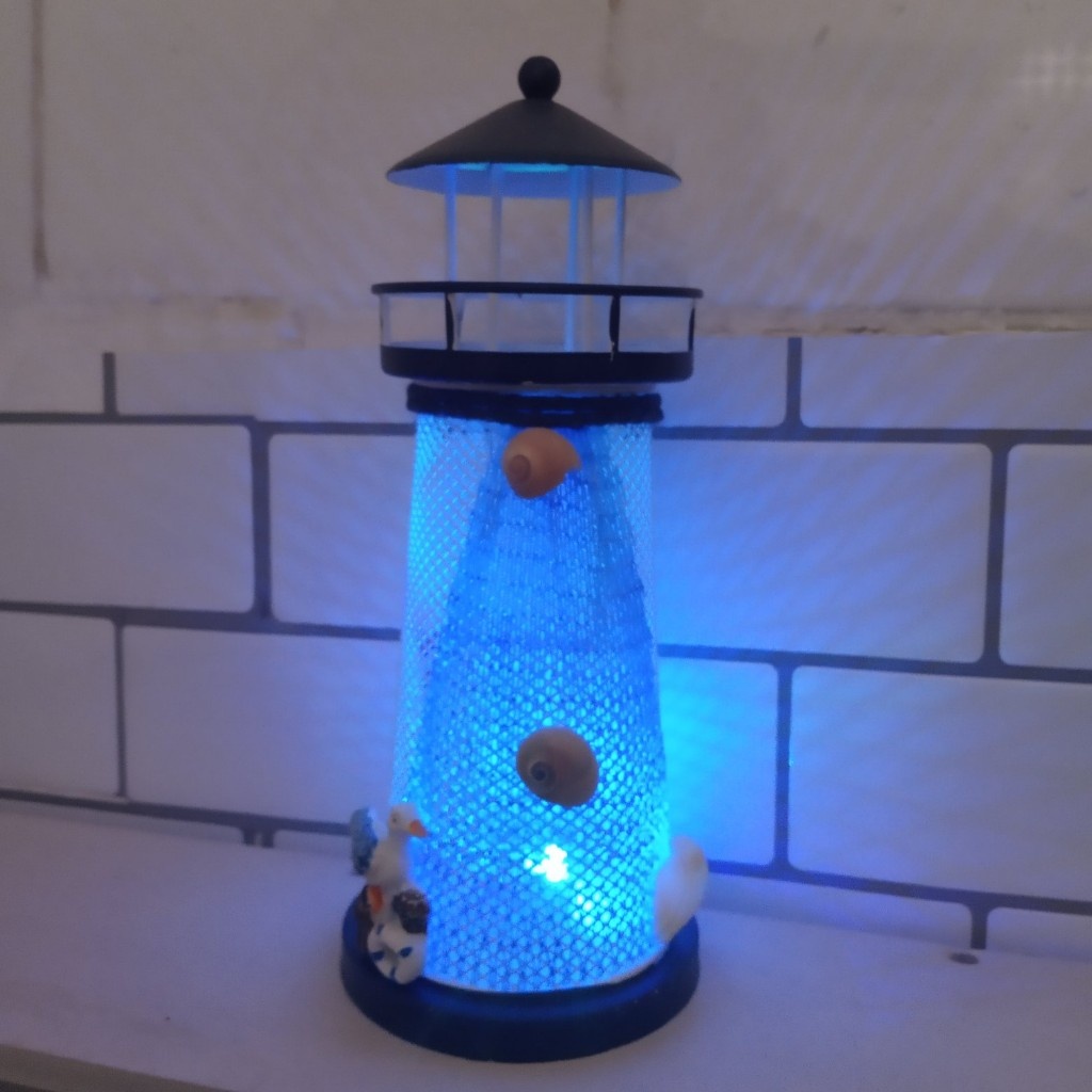 Oceanica Led Lighthouse Lantern Nightlight photo review