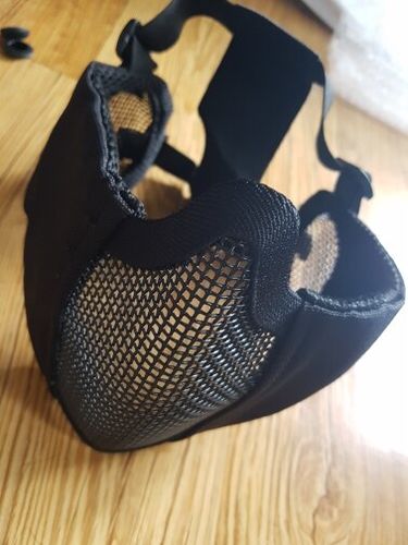 Tactical Foldable Mesh Mask With Ear Protection photo review