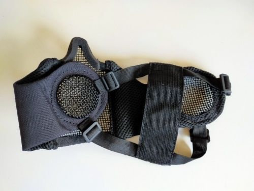 Tactical Foldable Mesh Mask With Ear Protection photo review