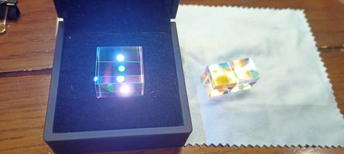 Optical Glass X Cubes Dichroic Cube photo review