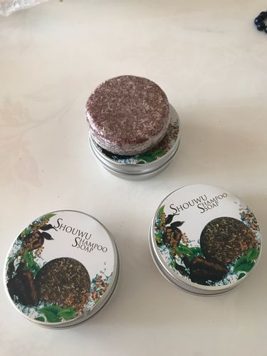 Organic Hair Darkening Shampoo Bar photo review