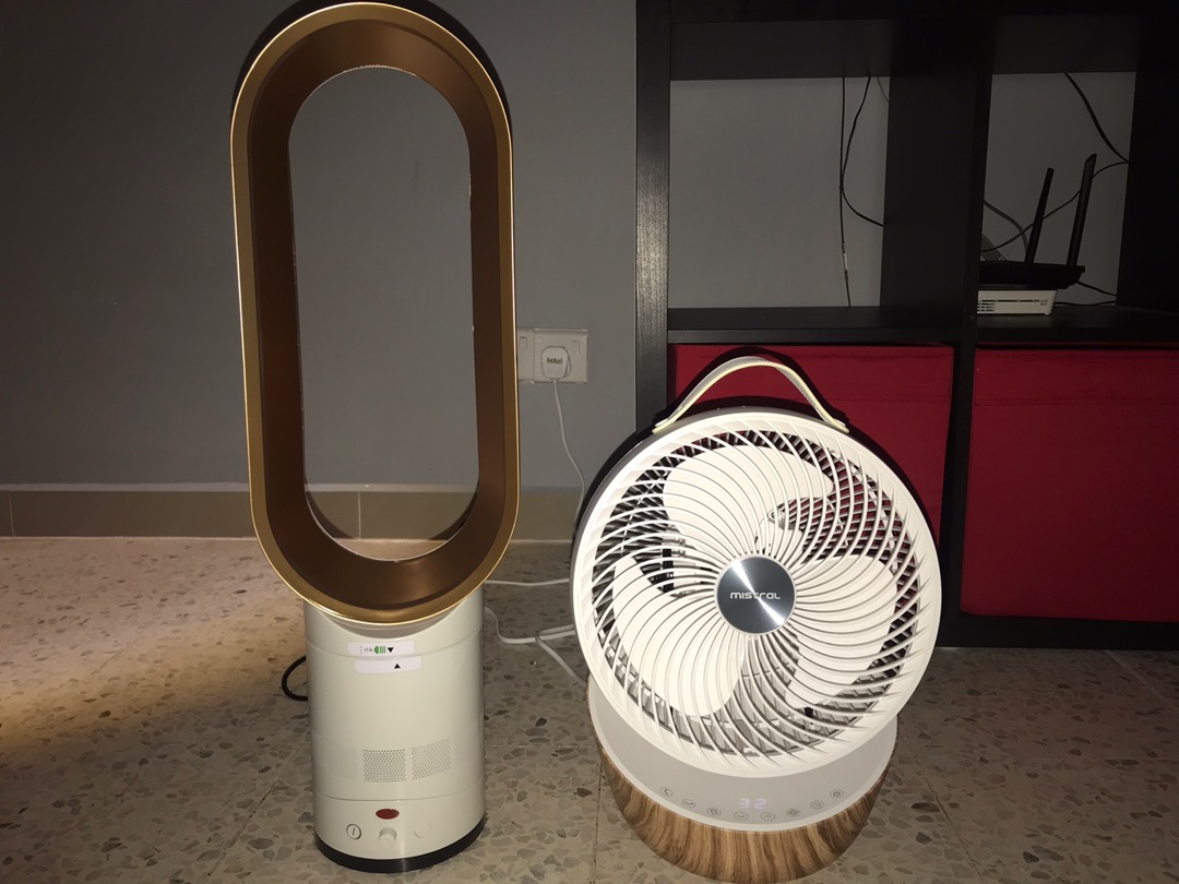 Oscillating Fan Bladeless Tower Fan photo review