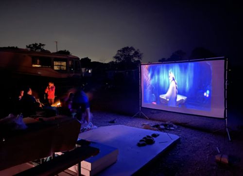 Outdoor Projector Screen (Up To 150 Inches) photo review