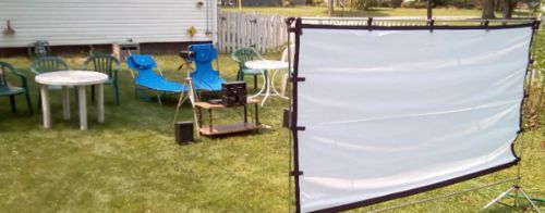 Outdoor Projector Screen (Up To 150 Inches) photo review