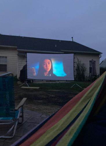 Outdoor Projector Screen (Up To 150 Inches) photo review