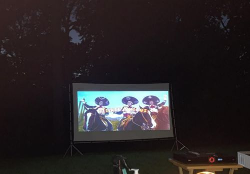 Outdoor Projector Screen (Up To 150 Inches) photo review