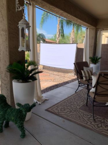 Outdoor Projector Screen (Up To 150 Inches) photo review