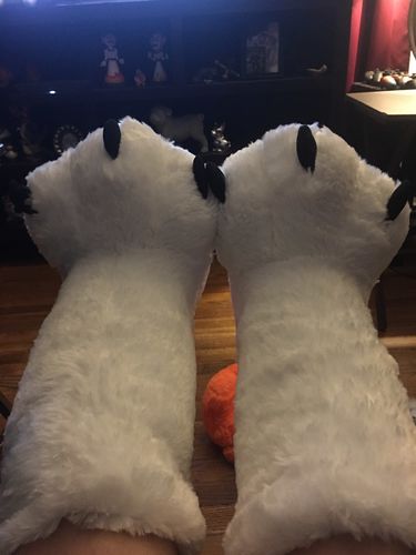 Oversized Bear Claw Winter Slippers photo review