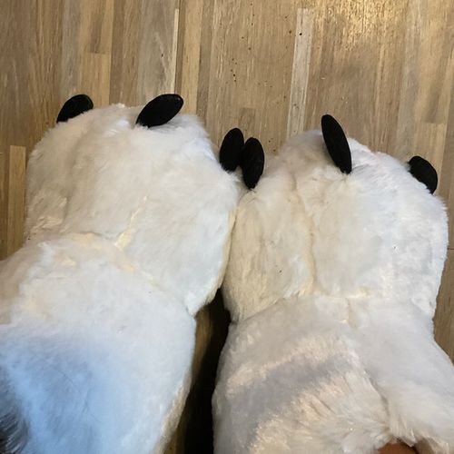 Oversized Bear Claw Winter Slippers photo review