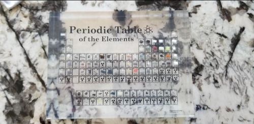 Periodic Table Display With Real Elements photo review