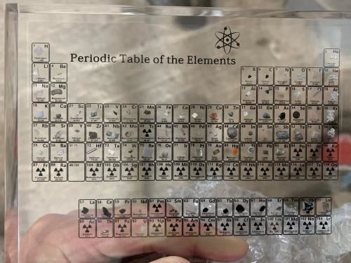 Periodic Table Display With Real Elements photo review