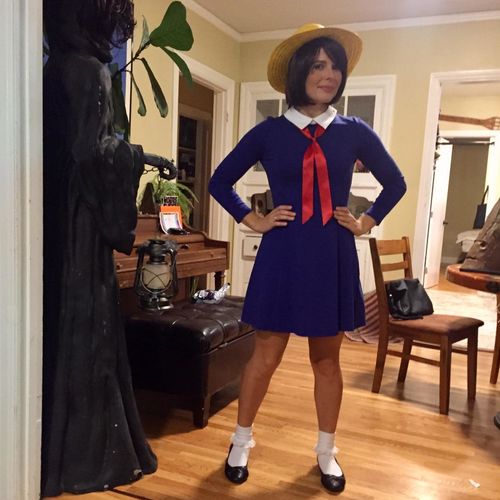 Peter Pan Collar Dress - Ms Frizzle Costume photo review