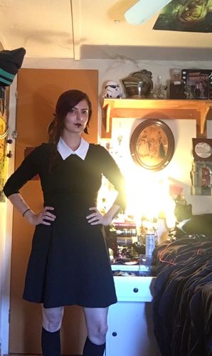 Peter Pan Collar Dress - Ms Frizzle Costume photo review