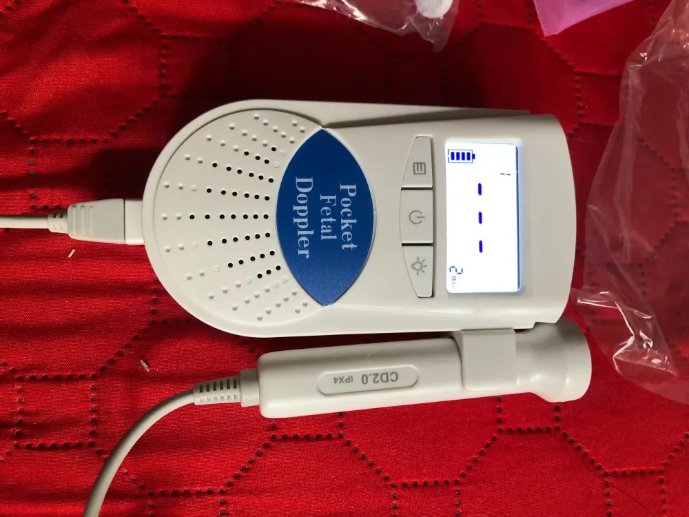 Portable Baby Heartbeat Monitor Pocket Fetal Doppler photo review