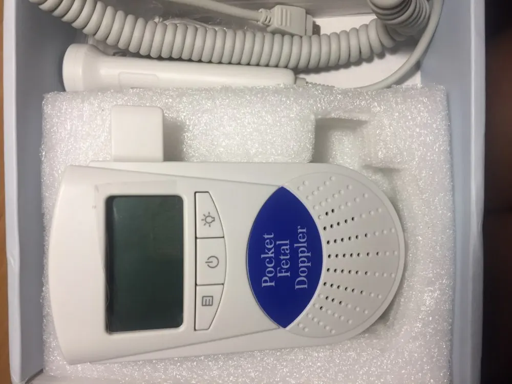 Portable Baby Heartbeat Monitor Pocket Fetal Doppler photo review