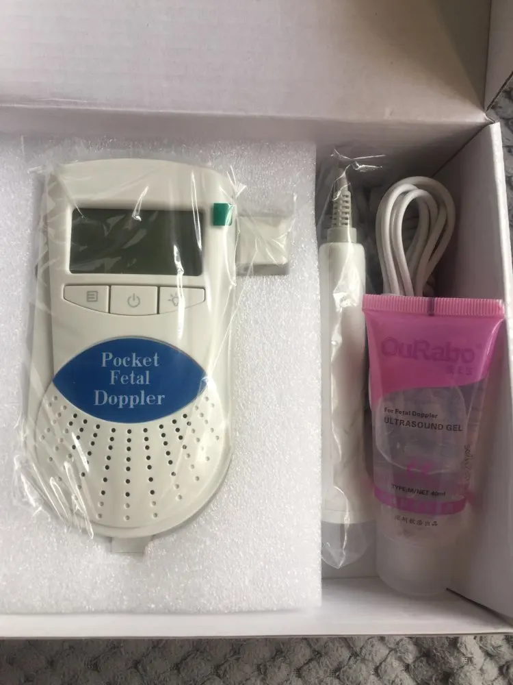 Portable Baby Heartbeat Monitor Pocket Fetal Doppler photo review