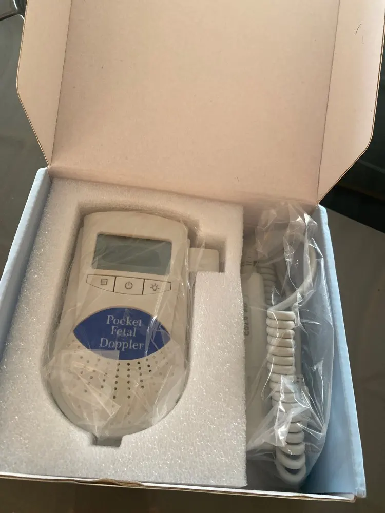 Portable Baby Heartbeat Monitor Pocket Fetal Doppler photo review