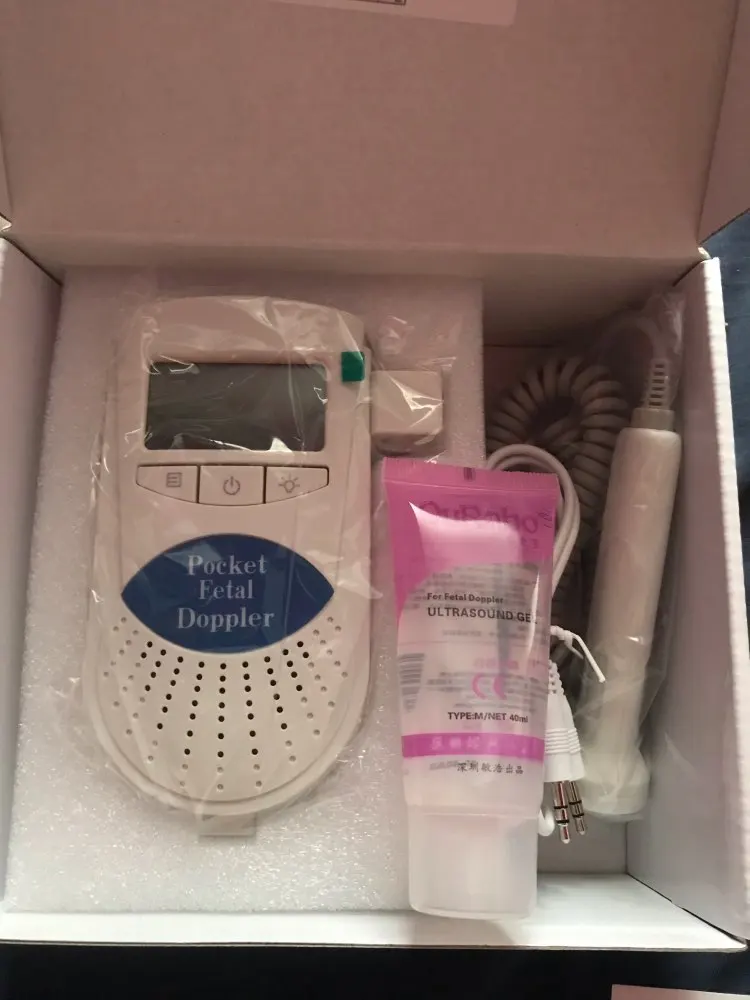 Portable Baby Heartbeat Monitor Pocket Fetal Doppler photo review