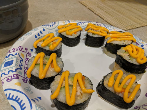 Portable DIY Kitchen Sushi Roll Maker photo review