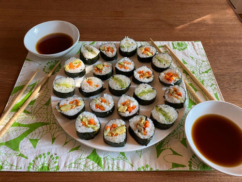 Tragbarer DIY-Sushi-Rollenmacher für die Küche photo review