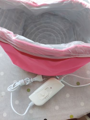 Portable Hooded Hair Dryer Heat Cap Streamer photo review