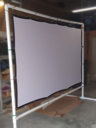 Portable Outdoor Movie Projector Screen - 150" photo review