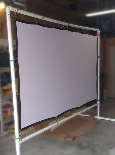 Portable Outdoor Movie Projector Screen - 150" photo review