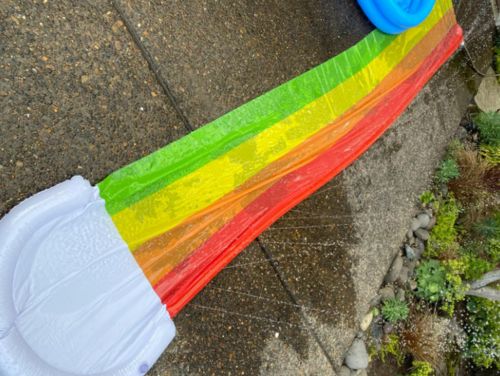 Rainbow Lawn Water Slip N Slide photo review