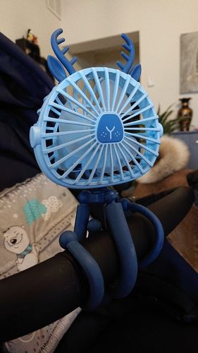 Rechargeable Stroller Fan For Baby photo review