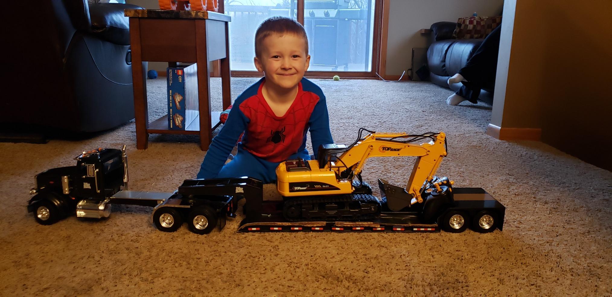 Remote Control Excavator Tractor photo review