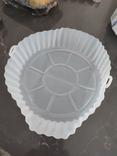 Reusable Air Fryer Silicone Baking Tray 18Cm photo review