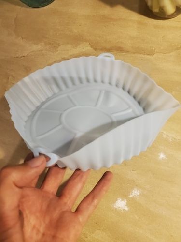 Reusable Air Fryer Silicone Baking Tray 18Cm photo review