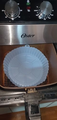 Reusable Air Fryer Silicone Baking Tray 18Cm photo review