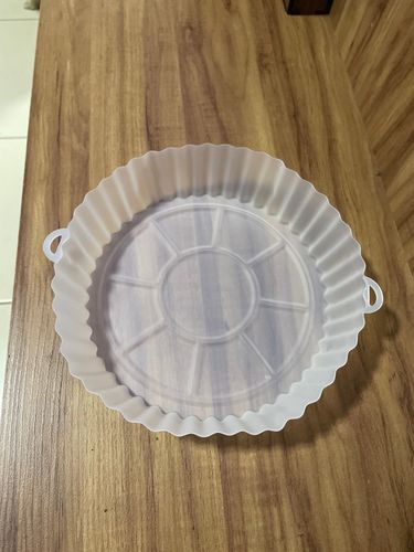 Reusable Air Fryer Silicone Baking Tray 18Cm photo review