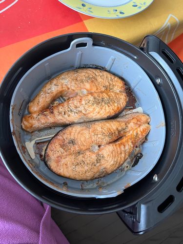 Reusable Silicone Air Fryer Basket photo review