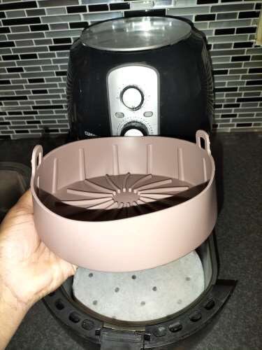 Reusable Silicone Air Fryer Basket photo review