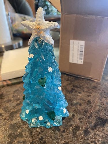 Sea Glass Christmas Tree Craft photo review