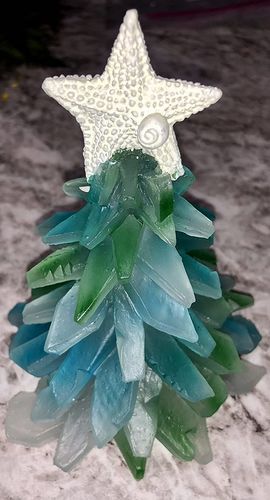 Sea Glass Christmas Tree Craft photo review