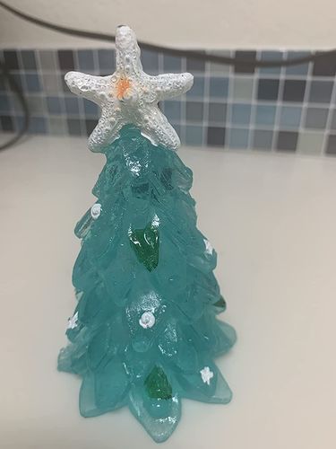 Sea Glass Christmas Tree Craft photo review