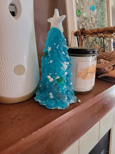 Sea Glass Christmas Tree Craft photo review