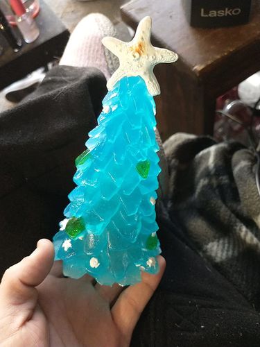 Sea Glass Christmas Tree Craft photo review