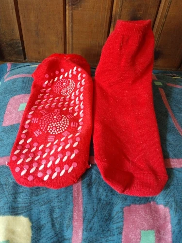 Self Heated Socks That Massage Your Feet photo review