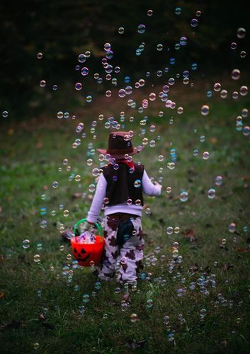 White Bubble Machine Blower Auto Durable photo review