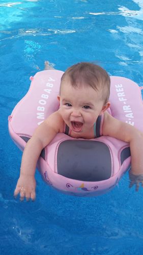 Smart Swim Trainer Baby Airless Float Ring photo review