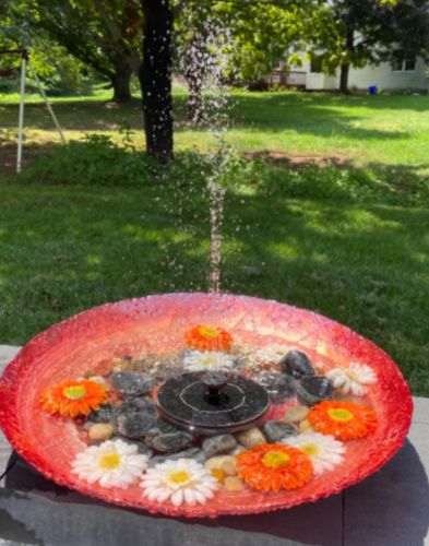 Solar Garden Fountain photo review