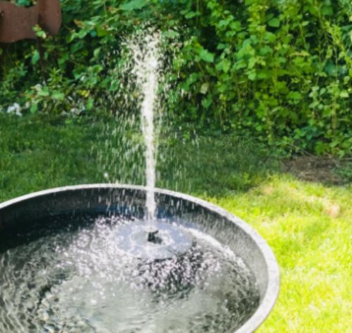 Solar Garden Fountain photo review